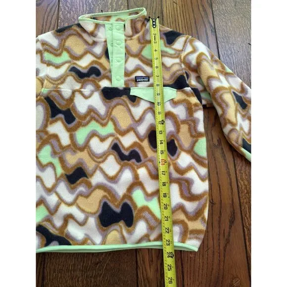 Patagonia Kids Lightweight Synchilla Snap-T Pullover Small Current XXL (16-18) N